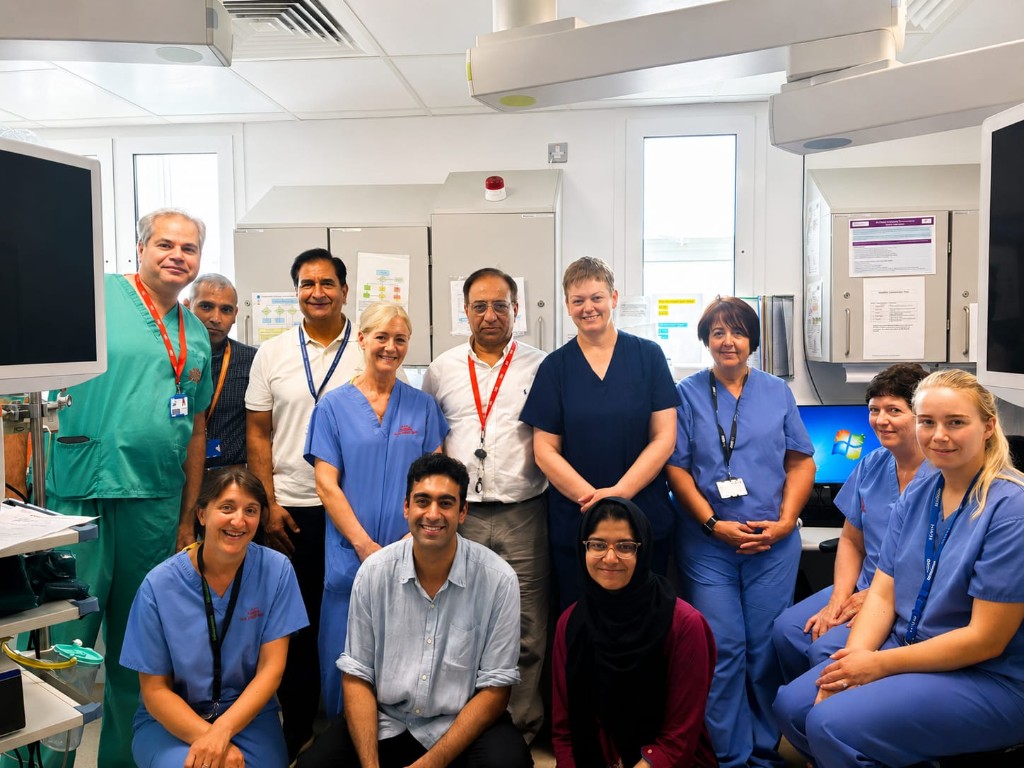 Mr Amir Hassan Siddiqui and the surgical team at Midland Regional Hospital Portlaoise